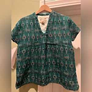 Ace & Jig shirt top - worn one - hand washed/line dried